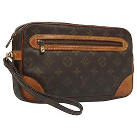LOUIS VUITTON Monogram Marly Dragonne GM Borsa Clutch M51825 LV Auth th5887