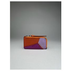 Tarjetero de cuero Loewe Madrid Puzzle vintage