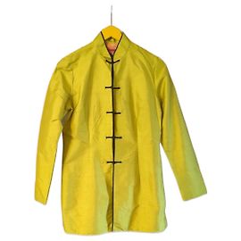 Autre Marque Shangai Tang Seidenbluse Gelb