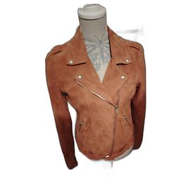 Autre Marque Kaporal Perfecto Ziegenleder Jacke Hellbraun