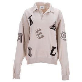 Axel Arigato Typo Rollkragenpullover aus nude Baumwolle
