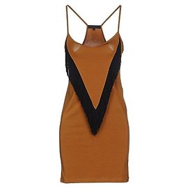 Sehr glamouröses AMERICAN RETRO Kleid in der Farbe Camel