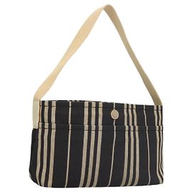 Burberry Schultertasche aus Segeltuch Navy Silber Authentisch ti2969