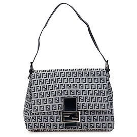 Fendi Gris Zucchino Lona Mamma Para Siempre