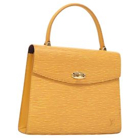 LOUIS VUITTON Borsa a Mano Epi Malesherbes Tassili Giallo Jonne M52379 Auth ep8616