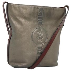 Borsa a Spalla LOEWE in Pelle Argento Autentica bs24622