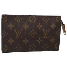 LOUIS VUITTON Monogram Bucket PM Pochette Accessori LV Auth th5913