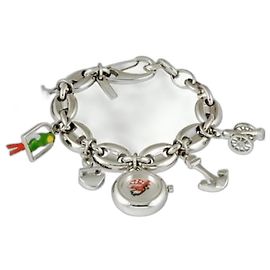 Da collezione bracciale-orologio MOSCHINO Time 4 Pirates argento