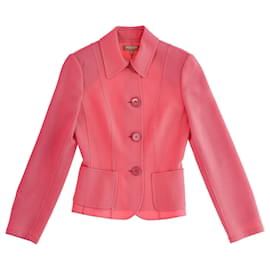Blazer de lana rosa de Michael Kors