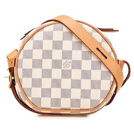 Louis Vuitton Boite Chapeaux Souple PM Damier Azur Branco