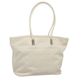 Borsa a Spalla GUCCI in Nylon Bianco 002 123 0456 Auth bs24524