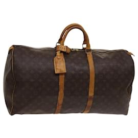 LOUIS VUITTON Monogram Keepall 60 Borsa Boston M41422 LV Auth 120206