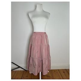 Saia vintage Courreges rosa