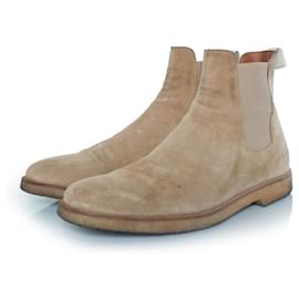 Beige Wildleder Chelsea-Stiefel von Common Projects - Autre Marque