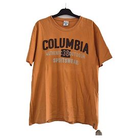 Autre Marque T-SHIRT a maniche corte uomo Columbia arancione taglia 38 M