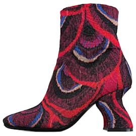 Stivaletti in jacquard Dries Van Noten