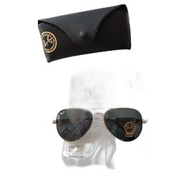 Ray-Ban Aviator 2 Sunglasses Gold Steel Dark Green