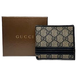 Vintage Gucci Ophidia Monogram Leather Wallet