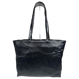 Borsa in pelle vintage Bottega Veneta nera
