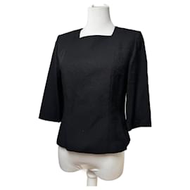 Abrigo de lana vintage Givenchy negro