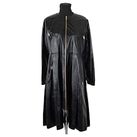 Dior Black leather coat