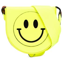 LOEWE Giallo Piccolo Pelle di Vitello Liscia Smiley Tacco Crossbody