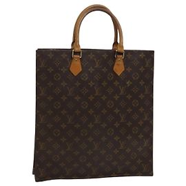 LOUIS VUITTON Borsa Sac Plat Monogram M51140 Auth LV 119040