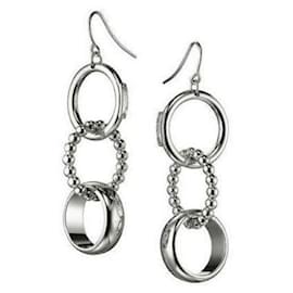Orecchini DOLCE & GABBANA “Triplet” DJ0658 acciaio argento con tre anelli