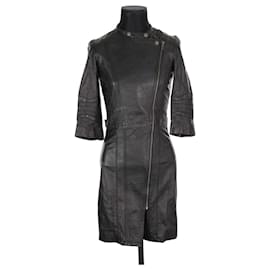 Robe en cuir noire - Zadig & Voltaire