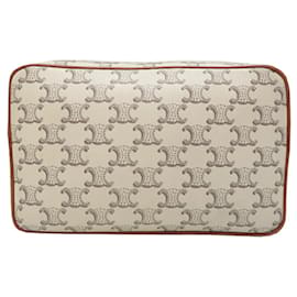 Borsa a spalla bianca Celine Triomphe - Céline