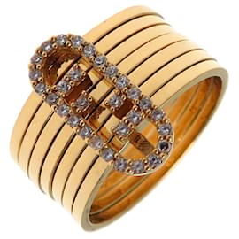 Fendi Orlock Damenring aus vergoldetem Metall