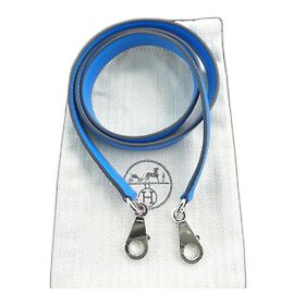 Hermès Schultergurt für Kelly blau 93cm neu