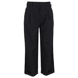 Stella Mc Cartney Pantalones plisados Stella McCartney en lana negra