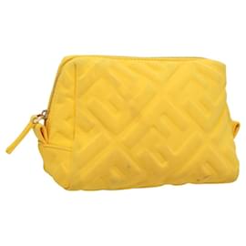 FENDI Tasche aus Nylon in Gelbgold Auth bs24840 - Fendi