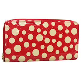 Carteira Louis Vuitton Monogram Vernis Yayoi Kusama Vermelha M91572 Auth bs24989