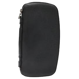 LOUIS VUITTON Organizer Taiga Atoll Custodia da Viaggio Ardoise M30652 LV Auth 120326