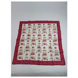 Foulard in seta floreale vintage Dior