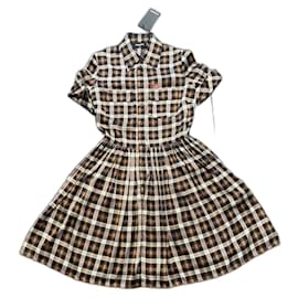 Dsquared2 Kleid aus Polyester mit Knopfverschluss