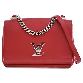 Louis Vuitton Borsa Lockme II BB in pelle rossa
