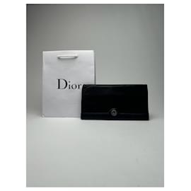 Porta ID in pelle vintage Dior nero