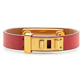 Hermès Bracciale Hermes Swift As de Coeur Taglia T2 Placcato Rosso Timbro Z (2021)