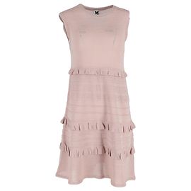 Vestido sin mangas en capas M Missoni en poliamida rosa