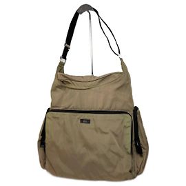 Borsa in tela vintage Gucci marrone khaki