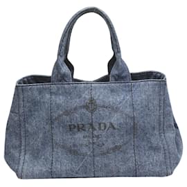 Prada Canapa Denim Tragetasche