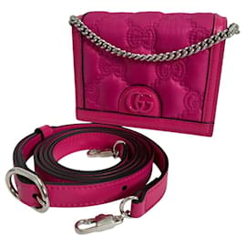 Borsa a mano Gucci GG Mini Matelassé in nylon