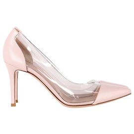 Pumps Plexi 85 PVC Gianvito Rossi in pelle rosa