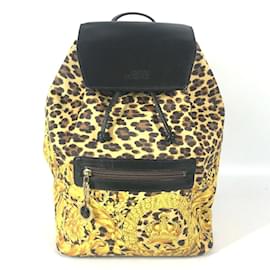 Zaino vintage leopardato Versace