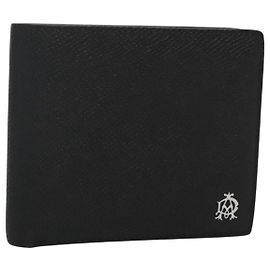 Alfred Dunhill Portafoglio in pelle nera Dunhill Auth am8366
