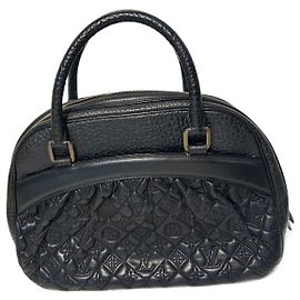 Borsa Louis Vuitton Mizi Vienna Monogram in agnello nero
