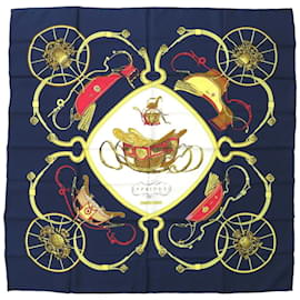 Foulard in seta multicolore Hermes Carre 90 SPRINGS - Hermès